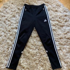 Adidas youth M black climacool athletic pants YM